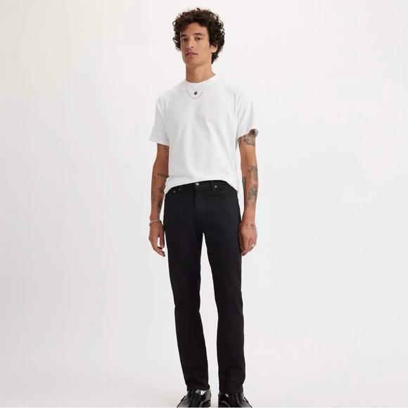 LEVIS 511 SLIM FLEX JEANS BLACK - Picture 2 of 12